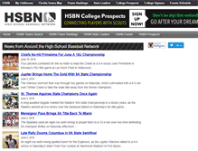 Tablet Screenshot of highschoolbaseballnetwork.com